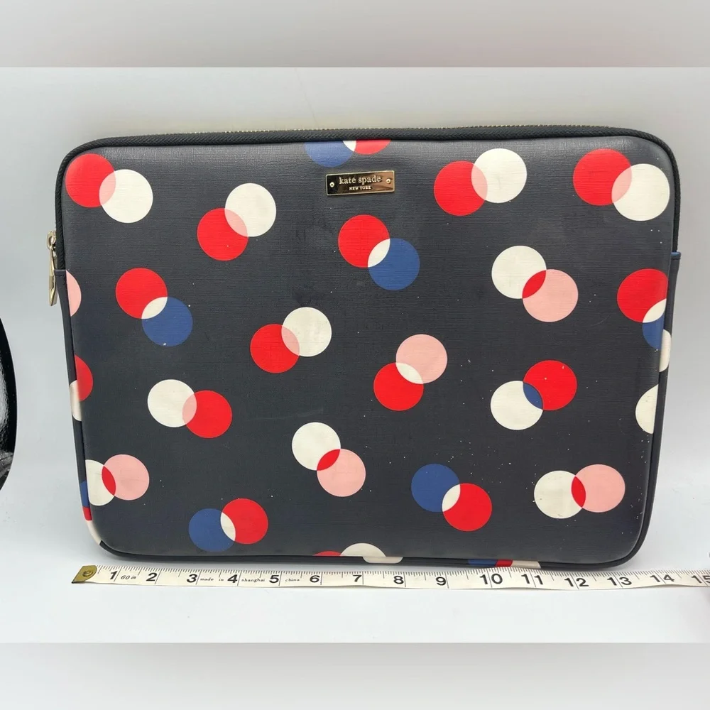 Kate Spade Navy and Red Polka Dot Case